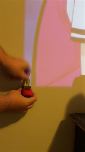 DIY projector screen frame #fyp