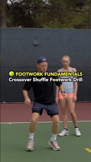 Improve Your Footwork with the Crossover Shuffle | Tennis Footwork Drill 🎾