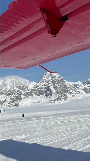 I Touched Down on Ancient Ice! 🏔️ Denali Glacier Landing #polarexplorer #icetunnel