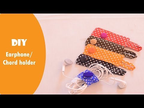 Fabric Cable Organizer - DIY in 5 Minutes !
