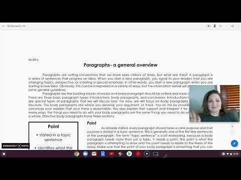 PIE Paragraph Structure