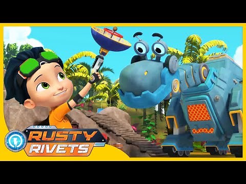 Rusty's Adventures in Blobbo Sitting and MORE! 2+ HOUR Rusty Rivets Compilation | Cartoons for Kids