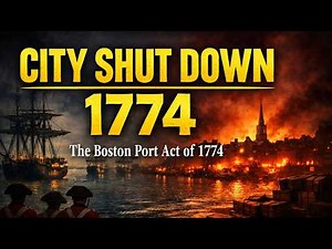 The Boston Port Act of 1774 - When Government Shut Down a City & Started a Revolution!