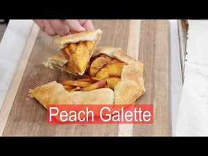 This Homemade Peach Galette Recipe is AMAZING!