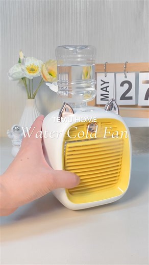 64K views · 134 reactions | ❄️ Beat the heat with our Mini Portable Air Cooler Fan! Stay cool and comfortable wherever you go. ️流 Perfect for hot days and stuffy rooms.  Find it at https://temu.to/m/uxlxyuq4mmv or with this code dpy6433. #Temu #TemuFinds #StayCool | Temu Canada | Facebook