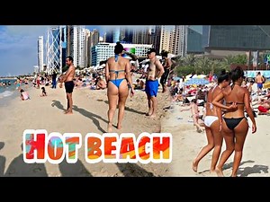 DUBAI 🇦🇪 Jumeirah Beach//JBR // Nude Beach || Best Beach