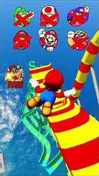 Super Mario Water Slide | Bowser Boss Level