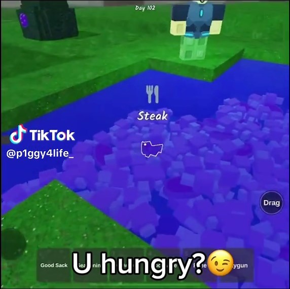 Creating a Meat River in Roblox with Friends