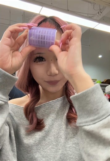 K-Pop Hairstyle Transformation with Pink Hair