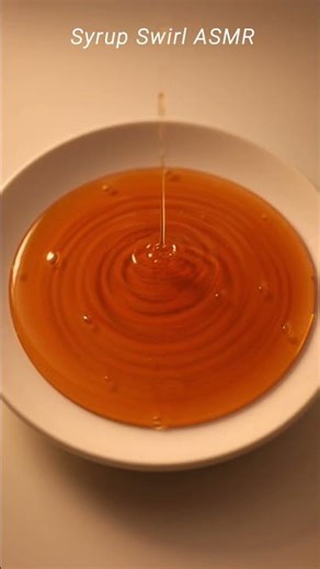 Perfect Syrup Spiral 🍯 #asmr