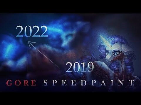 [HEAVY GORE/13+] Rarity's Death Redraw - MLP Speedpaint