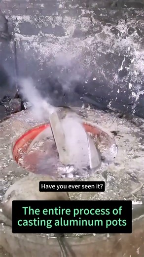 Have you ever seen it?The entire process of casting aluminum pots!