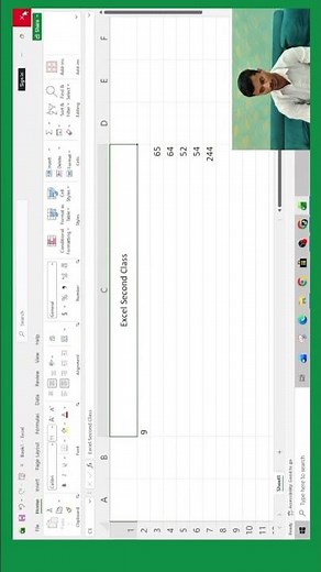 Excel Basics for Beginners | Part 06 |Excel Introduction | MS Excel Tutorial #Shorts