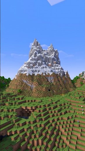 The Mountain At Spawn In This Minecraft Seed Is PERFECT!