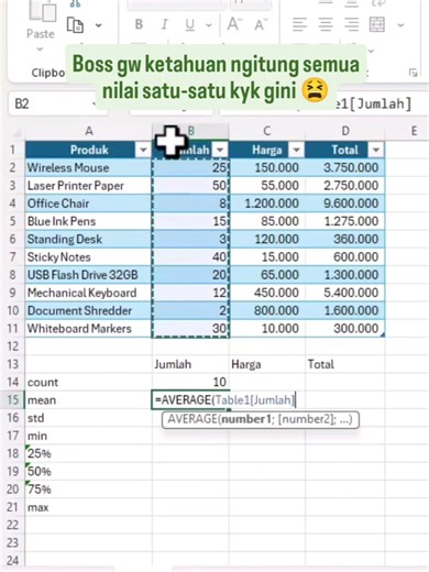 Fitur ini memungkinkan kamu mengetik =PY di sebuah sel, yang kemudian membuka editor mini untuk menulis kode Python guna analisis data, visualisasi, atau machine learning langsung di dalam spreadsheet. Tetapi fitur ini hanya ada di excel Microsoft 365 dan versi windows, versi dan os yang lain belum tersedia Mau dapetin ilmu lebih banyak lagi Check link di Bio sekarang 😉 Jangan lupa Follow @excel.withnugie untuk tips lainnya ✅ #excel #exceltips #exceltricks #spreadsheets #workhacks