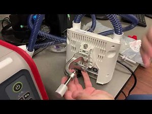 HHFNC using the Hamilton T1 (using securing clamp)