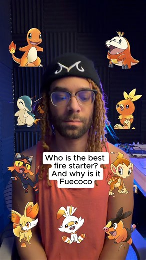 Stoney | That Nerd and Creator on Instagram: "Okay… best Fire starter Pokémon is Fuecoco. Because he’s a little jalapeño gremlin with main character energy. 🔥🐊 He’s cute, clueless, and somehow still built like a tank. And when he evolves? Ghost Fire!!! But I wanna hear yours? How many of you are glazing charmander? #Pokemon #FireStarter #Fuecoco #PokemonStarters #nerdandcreator"