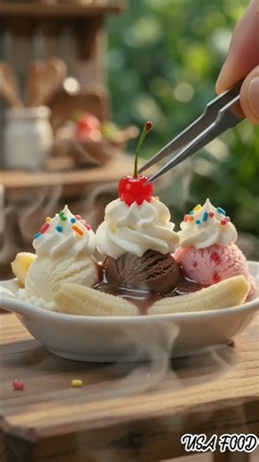 🍌🍨 Delicious Banana Split You Must Try