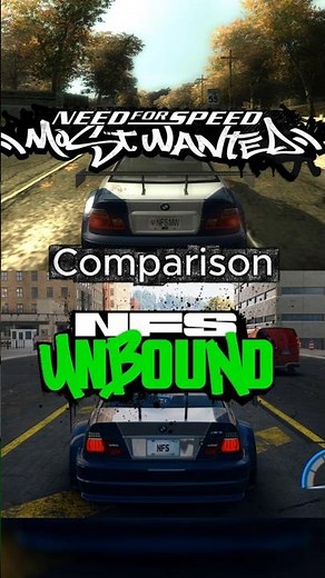 Nfs most Wanted vs Nfs Unbound