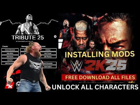 WWE 2K25 Mods Install | Easy Step by Step Tutorial (Hindi/PC/PS5)
