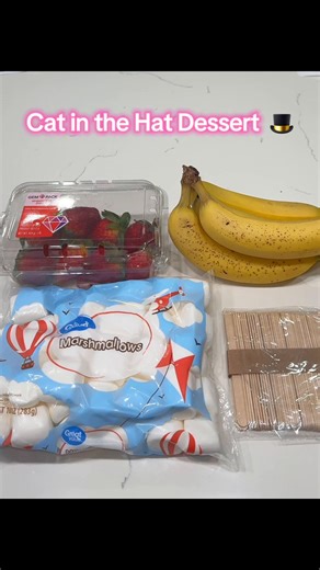 Learning is sweeter with a Cat in the Hat treat 🎩🍓 A fun, themed snack to celebrate Dr. Seuss Spirit Week! #creatorsearchinsights #drseuss #catinthehat #drseussweek #daycaresnack