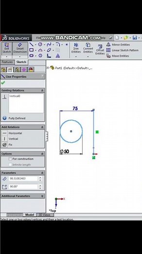 Solidworks Rib #tutorials #cadsoftwaretutorial #basics #cad#tips #tricks #dimensions #smartdimension