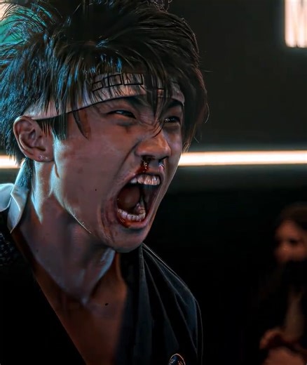 No mercy dojo war.... 🥶☠️{4k} || #shorts #edit #cobrakai