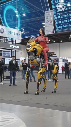 Girl Riding on Robots 🤖🔥 | Unbelievable Robot Ride #robot #technology