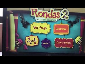 Menú Rondas y clásicos infantiles 2