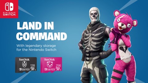 SanDisk 128GB microSDXC Card Licensed for Nintendo Switch, Fortnite Edition - SDSQXAO-128G-GN6ZG