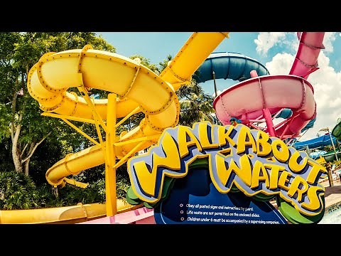 Aquatica Orlando - Walkabout Waters | All Kids Water Slides POV