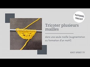 #knitting tutorial 💡 Knitting multiple stitches in a single stitch