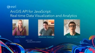 Real-time Data Visualization and Analytics - ArcGIS API for JavaScript