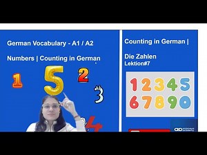 German Vocabulary A1 | Numbers / Counting in German |Die Zahlen