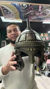HOW TO MAKE PRINCE HECTOR'S HELMET. Movie (TROY) #tutorial #artforbeginners #diy