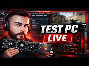 🔴TEST PC LIVE 5500 LEI CU RYZEN 7 5700X RX 9060XT 16GB, 32GB 3466MHZ, SSD 1TB, B550, MONTECH AIR 100