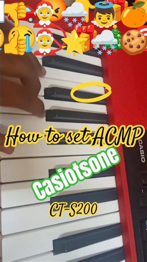 How to set a ACMP in Casiotone CT-S200