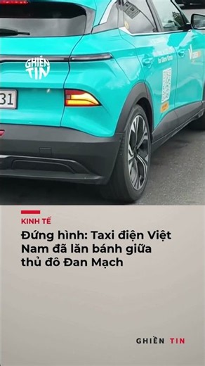 Ngỡ ngàng: Xanh SM đã xuất hiện trên đường phố Đan Mạch #vinfast