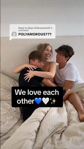 Polyamorous couple 💕 #polyamory #couple #couplegoals