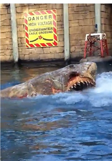 El ATERRADOR animatrónico del TIBURÓN PROHIBIDO en Universal