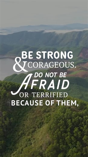 God’s strength goes with you today! 💪 Like, save, and share this reminder with a friend today. 💛 | Our Daily Bread Ministries