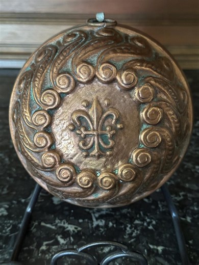 Copper Jelly Mold, Fleur De Lis, French Kitchen Decor - Etsy