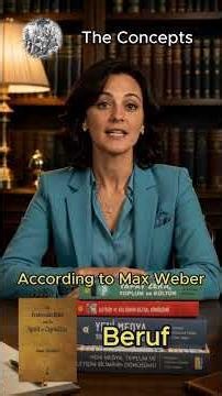 The Concepts: According to Max Weber "Beruf"