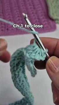 Star Stitch Row 3 – Back Loops Only (BLO)