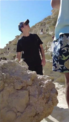 Exploring the Matala Caves 🌊🏞️ #shorts #matala #cretegreece #travelgreece