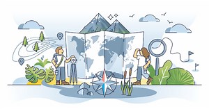 Elementos de um mapa: quais são, importância - Brasil Escola