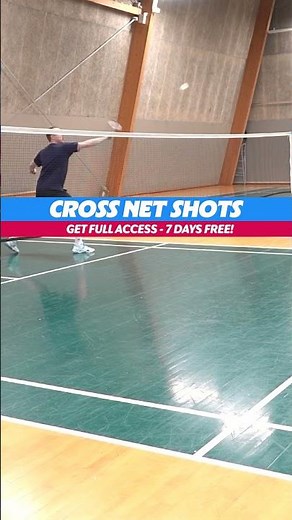 Cross net shot techniques - Sign up for full access!