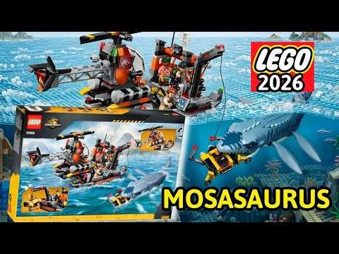 THE QUEEN IS BACK! LEGO Mosasaurus & ALL New LEGO Jurassic World 2026 Sets Review