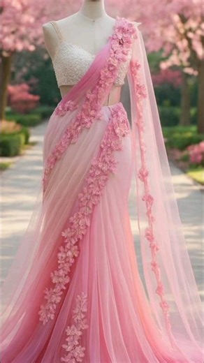 Designer Saree&Blouse❤🤩 Party Wear Designer Saree&Blouse#shorts#shortsfeed#saree#explore#❤🔥