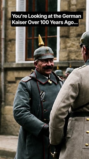 Kaiser Wilhelm II Over 100 Years Ago | Restored in Color